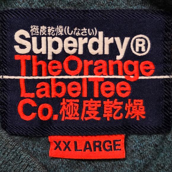 Superdry Orange Label Classic T-Shirt Men’s XXL Navy Blue - Picture 3 of 8